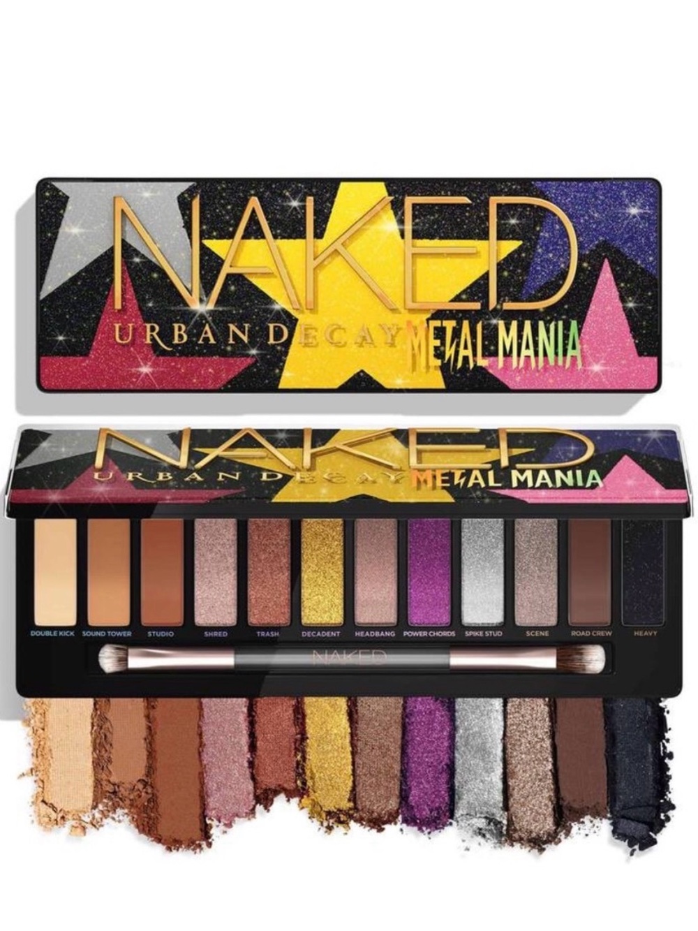 URBAN DECAY Naked Metal Mania Metallic Eyeshadow Palette. Never swatched…